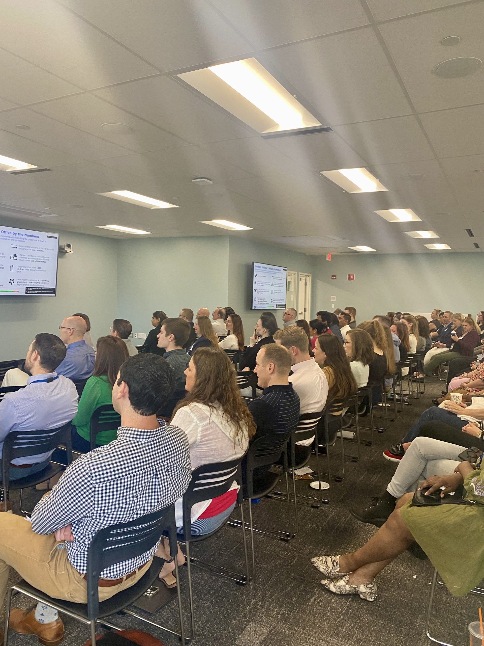 Attendees at the A&F Town Hall