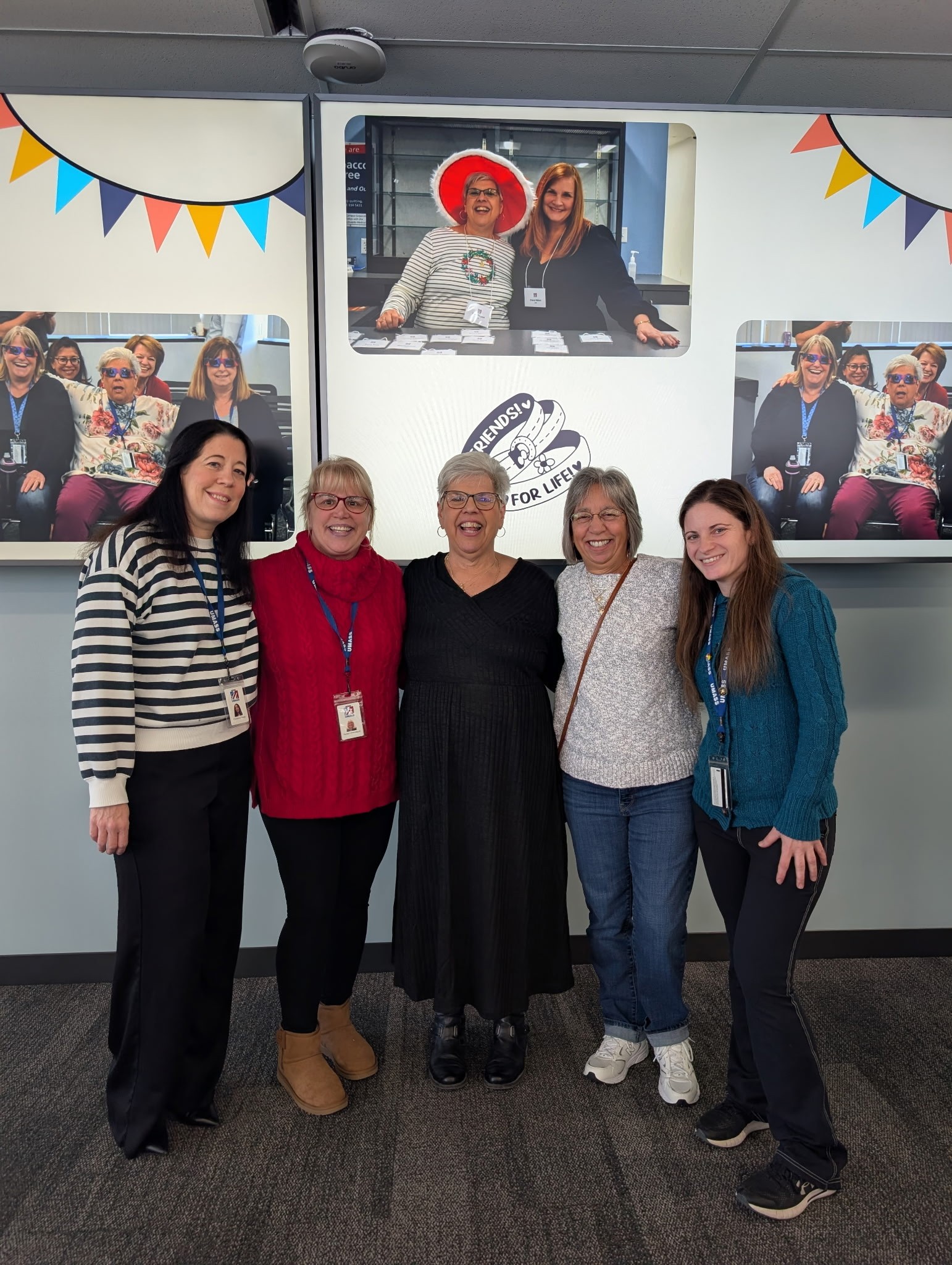 Chrissy Flagg, Susie Morneault, Carol Dugard, Sharon Vieria and Jen Zelent