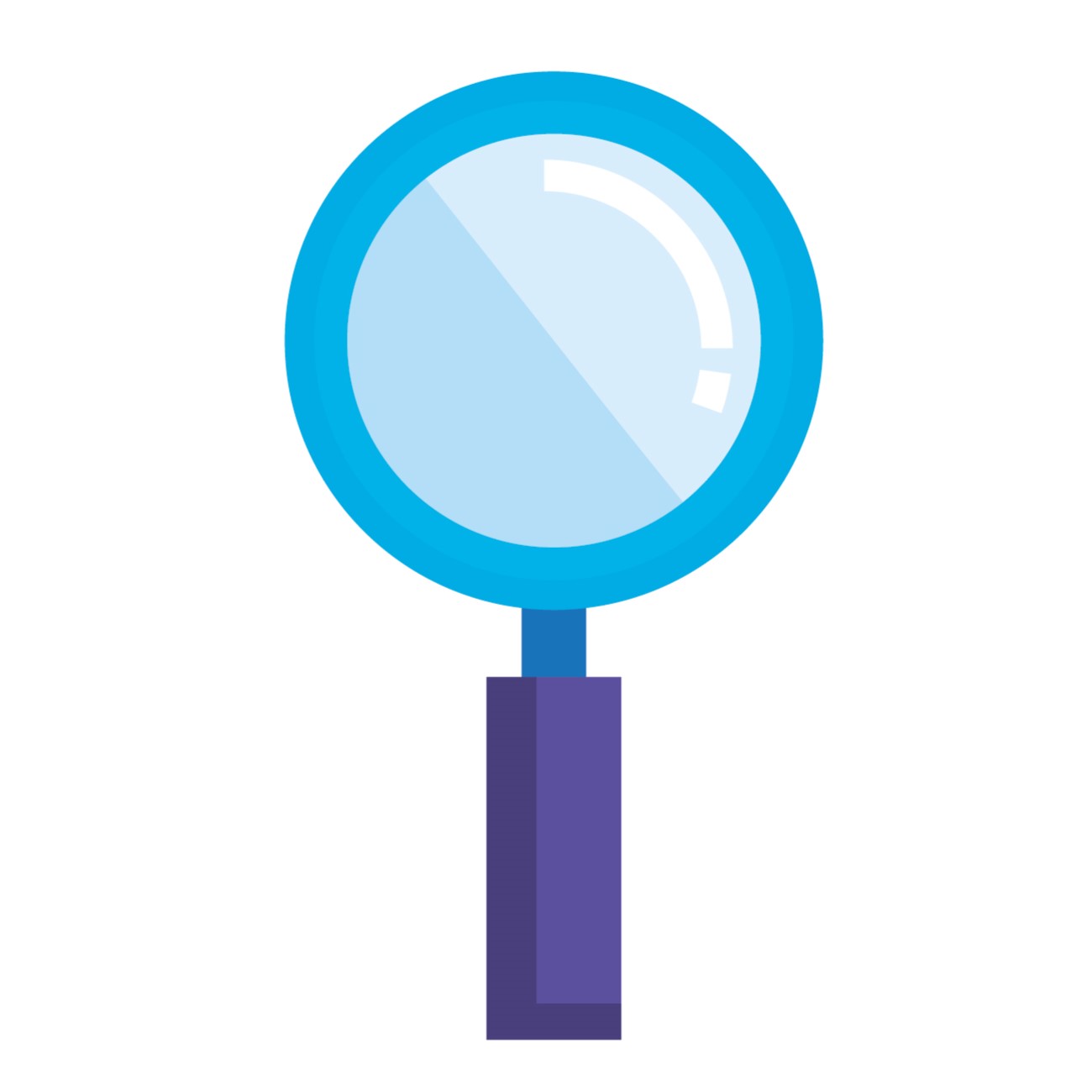 Icon magnifying glass
