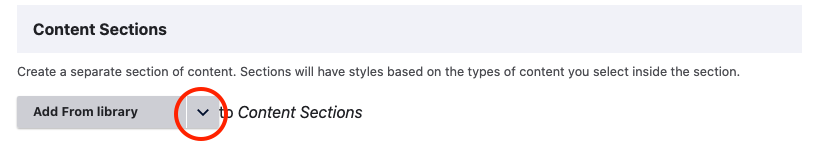 step 1 image with circled dropdown button