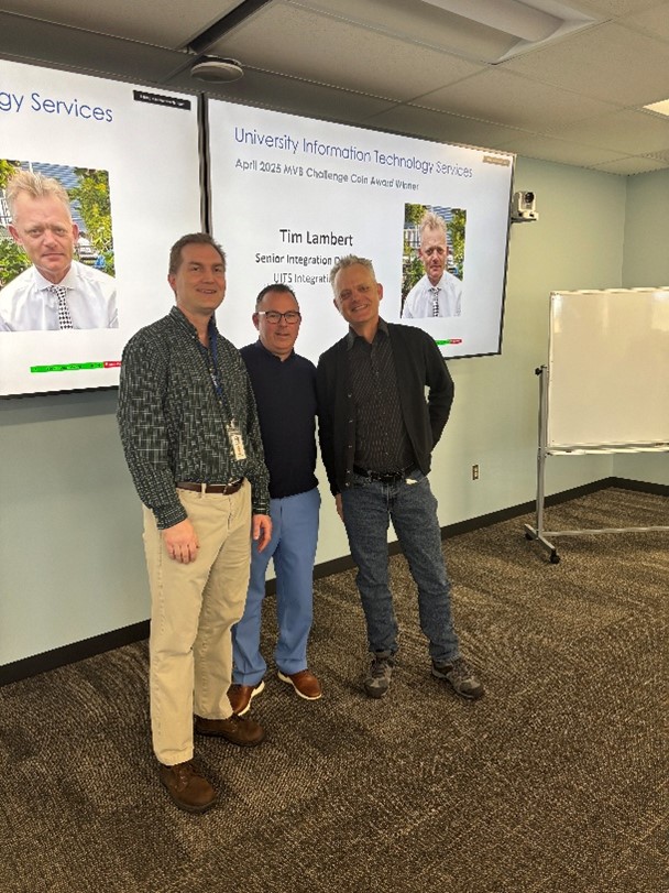 Scott Szajna, Michael Milligan, and Tim Lambert