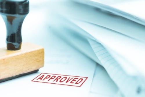 APPROVED stamp