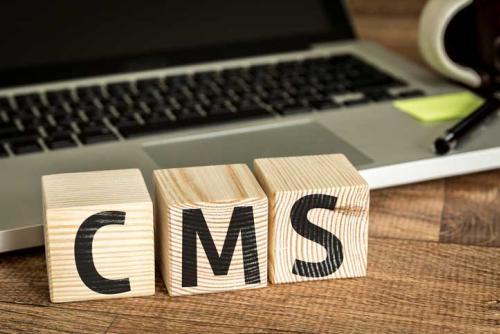 Computer with CMS written in blocks