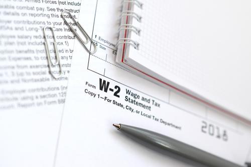 The W-2 form.