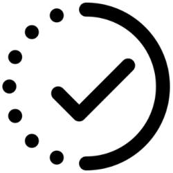 checkmark half loaded