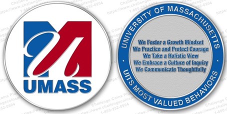 UITS Most Valued Behaviors coin