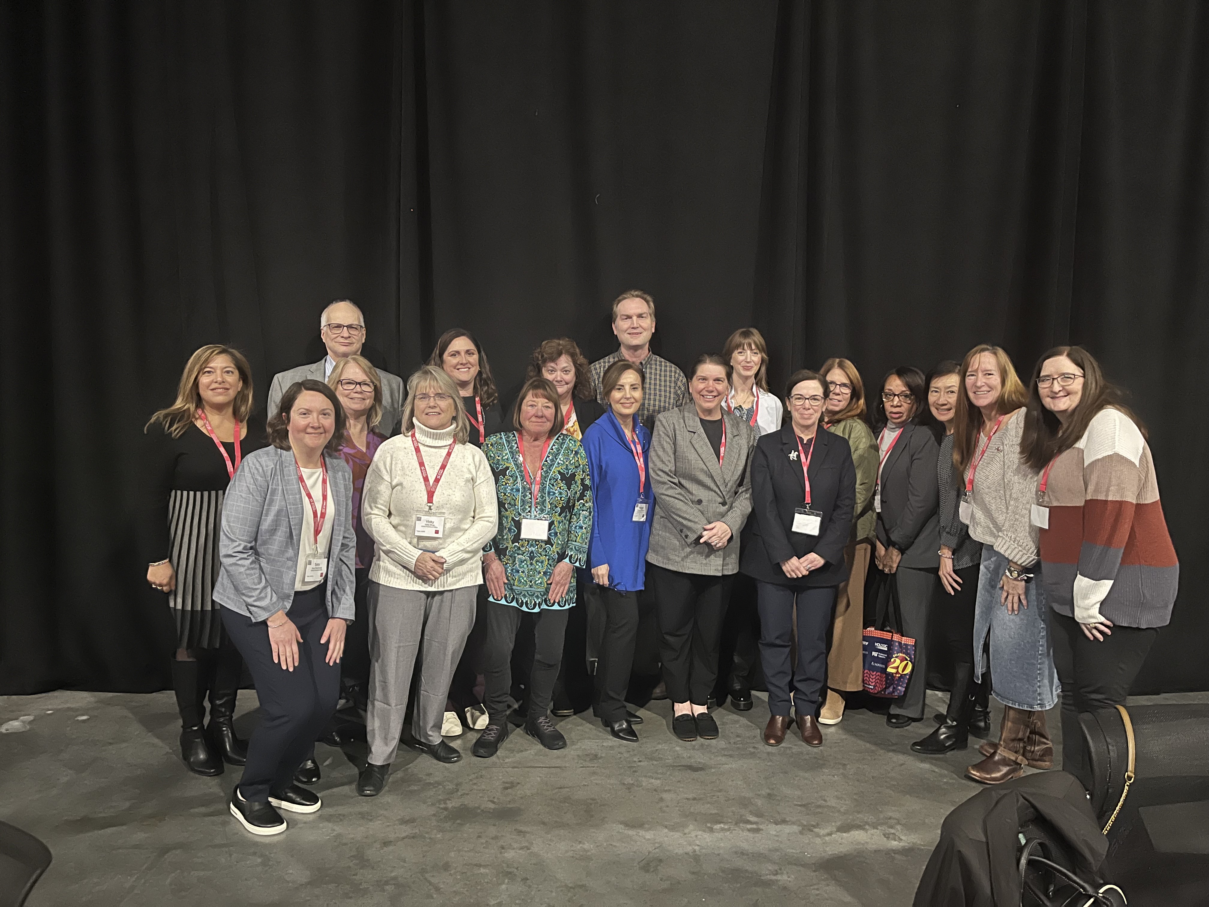 Group of UMass employees posing for a group photo
